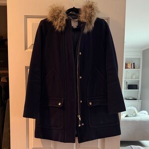 J. Crew Navy Vail Parka